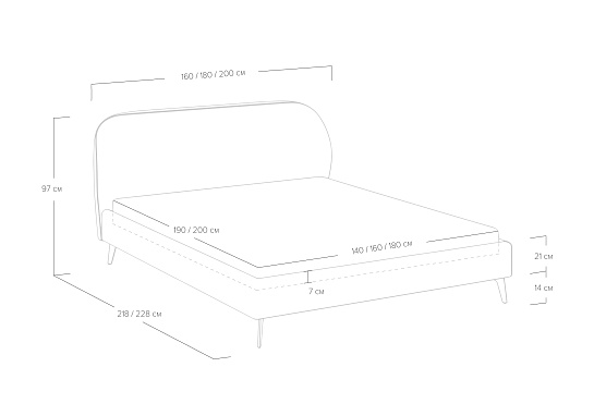 Кровать Katrin